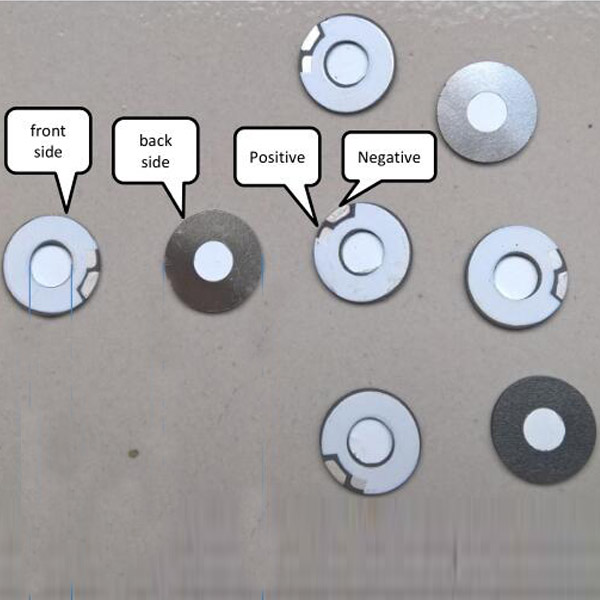 piezoelectric ceramic atomization, medical piezoelectric ceramic piece, 0.22um microporous atomization piece 