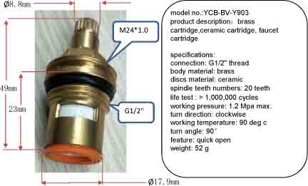 brass cartridge,ceramic cartridge, faucet cartridge